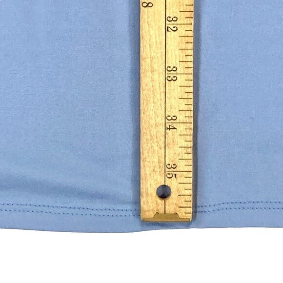 Charlotte Avery Dress Sz XL Blue Short Sleeve V Neck Oversize Comfy Loungewear - Picture 14 of 16